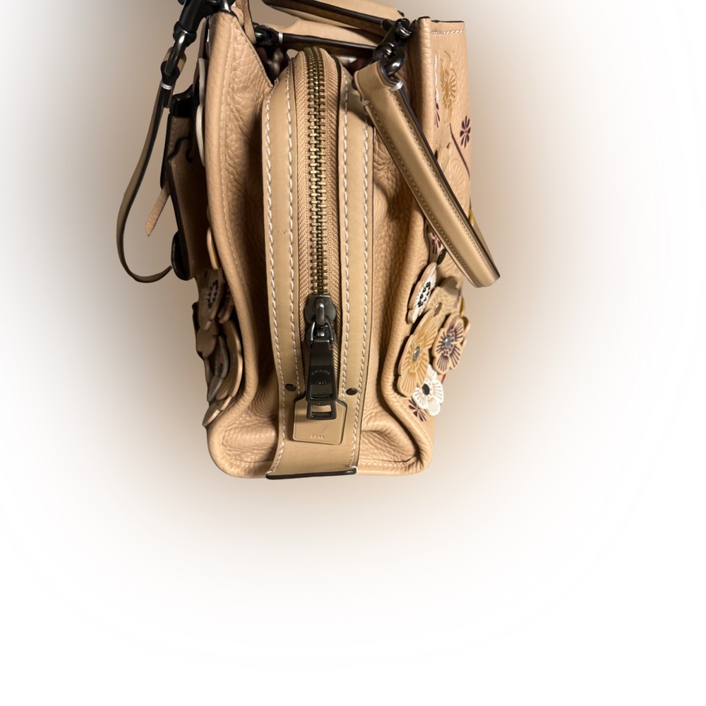 Coach Rouge 30 Tea Rose Tan Leather Bag - Picture 10 of 16